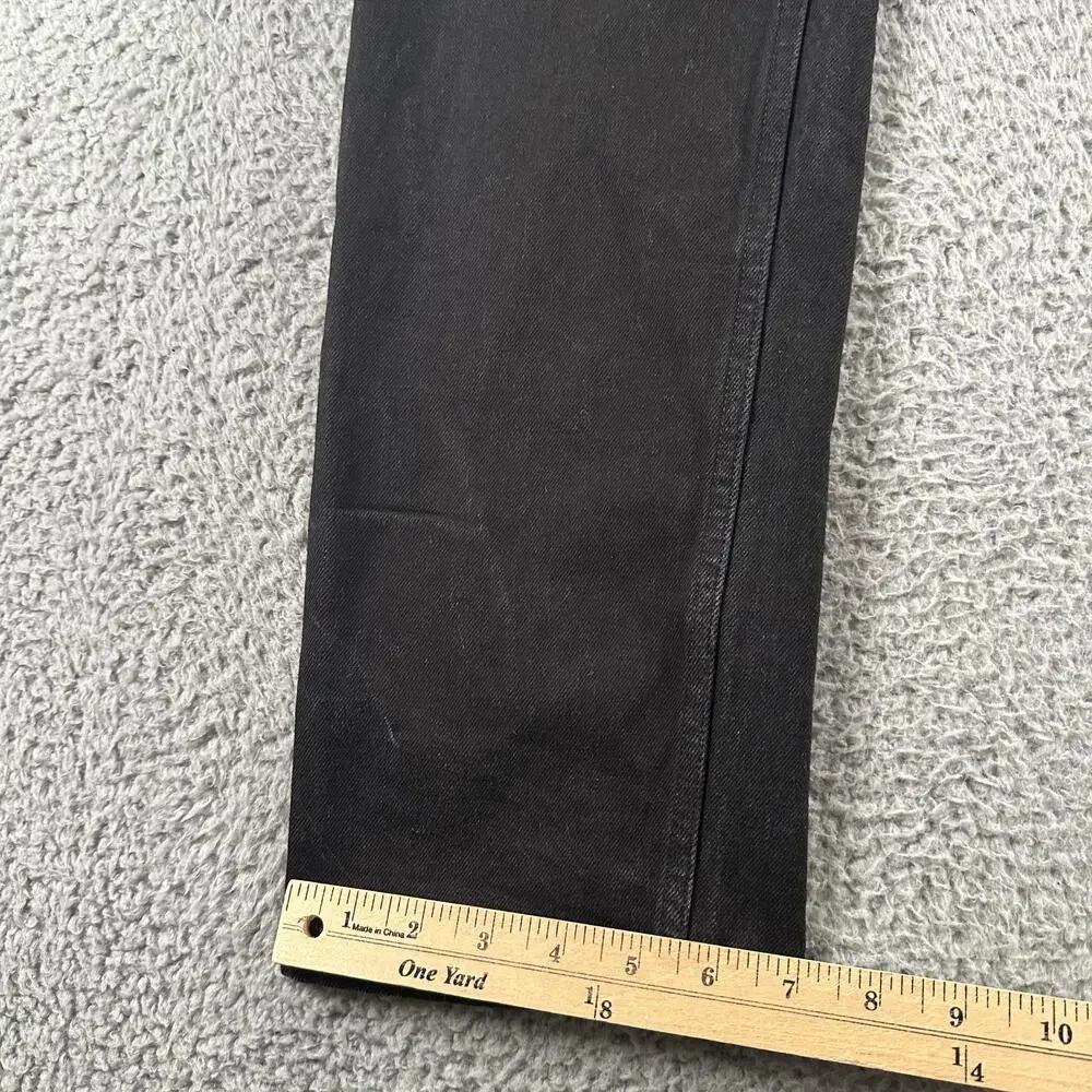 Buck Mason Ford Standard 13oz Jeans Mens 36x34 Black Slim Tapered Button Fly
